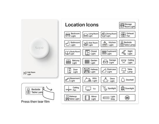 TP-Link Tapo Smart Dimmer Switch S200D, valkoinen - Smart Switch