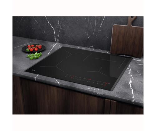 AEG 5000 Series, Hob2Hood, leveys 59 cm, musta - Integroitu induktiokeittotaso keittotaso