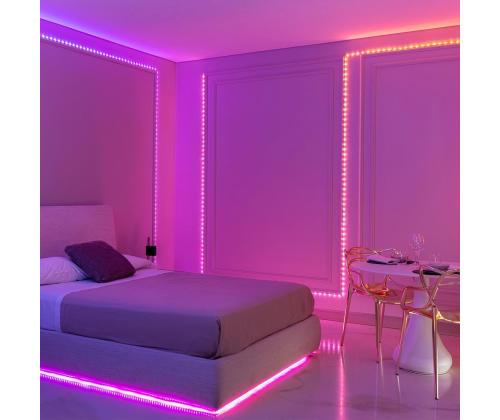 Twinkly Dots, 400 LED, IP20, 20 m, läpinäkyvä - Älykäs valonauha