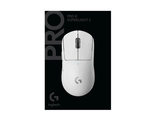 Logitech G PRO X Superlight 2, valkoinen - Langaton hiiri