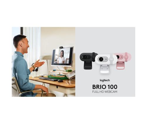 Logitech Brio 100, FHD, musta - Verkkokamera