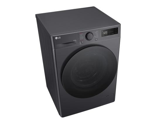 LG, 10 kg / 6 kg, syvyys 56,5 cm, 1400 rpm, musta - Pesukone kuivausrummulla