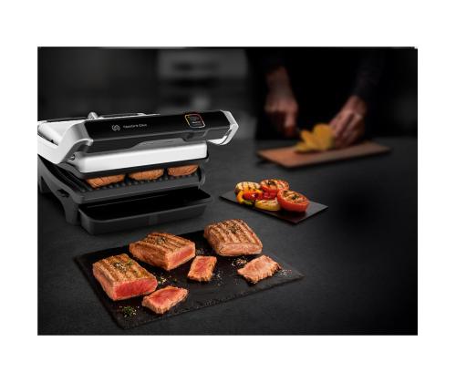 Tefal OptiGrill Elite, 2000 W, ruostumaton teräs - Pöytägrilli