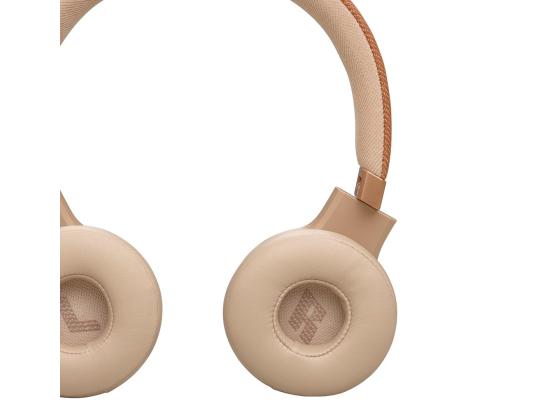 JBL Live 670NC, mukautuva melunvaimennus, beige - langattomat korvakuulokkeet