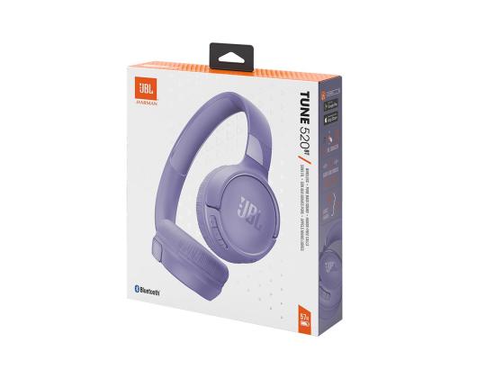 JBL Tune 520BT, violetti - On-ear langattomat kuulokkeet