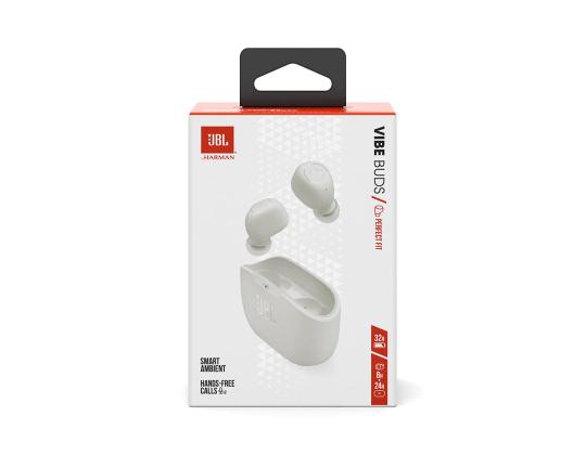 JBL Wave Buds, valkoinen - Täysin langattomat kuulokkeet