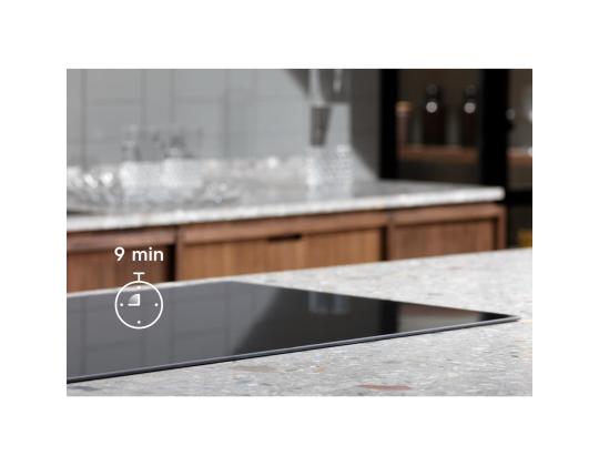 Electrolux 300 Domino, kehyksetön, leveys 29 cm, musta - Integroitu keraaminen liesi
