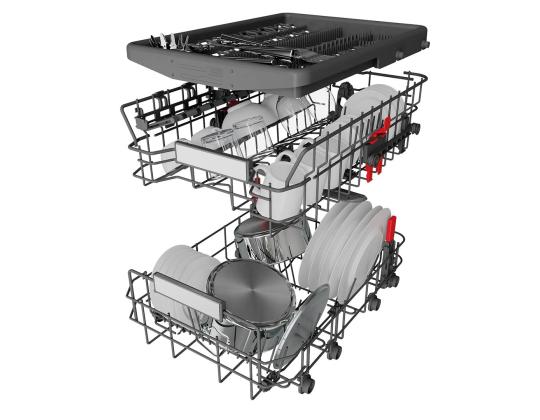 Whirlpool, 10 astiasetti, ruostumaton teräs - Vapaasti seisova astianpesukone