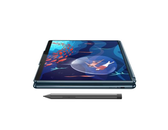 Lenovo Yoga Book 9 13IRU8, 13,3", 2,8K, OLED, kosketusnäyttö, i7, 16 Gt, 1 TB, ENG, turkoosinsininen - Kannettava