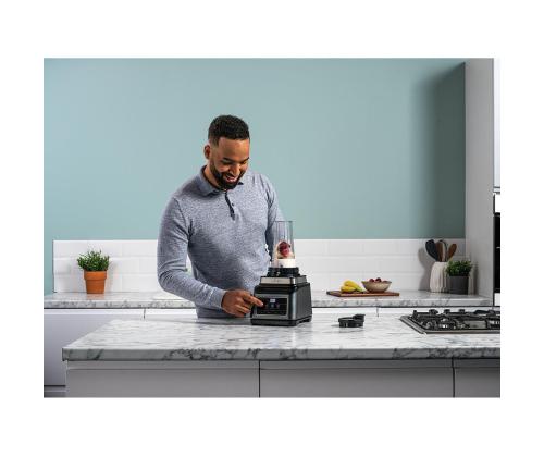 Ninja 2-in-1, Auto IQ, 1200 W, hopea/musta - Tehosekoittimet