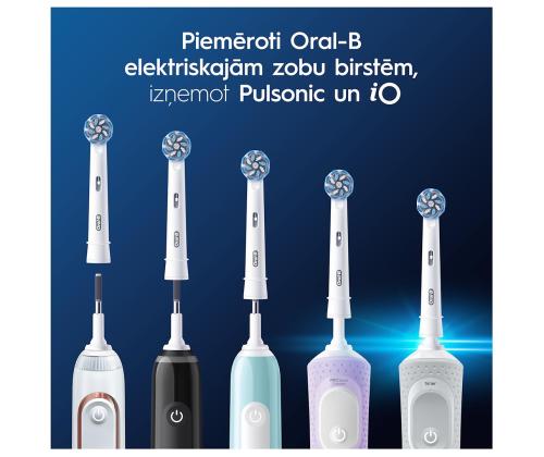 Braun Oral-B Sensitive Clean Pro, 2 kpl, valkoinen - Varaharjat