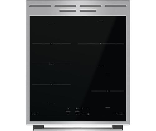 Gorenje, 70 L, leveys 50 cm, ruostumatonta terästä - Induktioliesi, jossa on sähköliesi