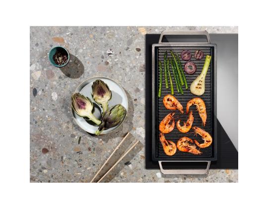 Electrolux, laius 60 cm, must - Integreeritav induktsioon-gaasipliidiplaat
