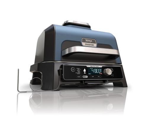Ninja Woodfire Pro Connect XL, sininen/musta - Ulkogrilli