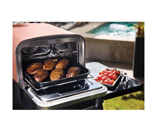 Ninja Woodfire, punainen - Sähkökäyttöinen pizzasaha ulkotiloissa