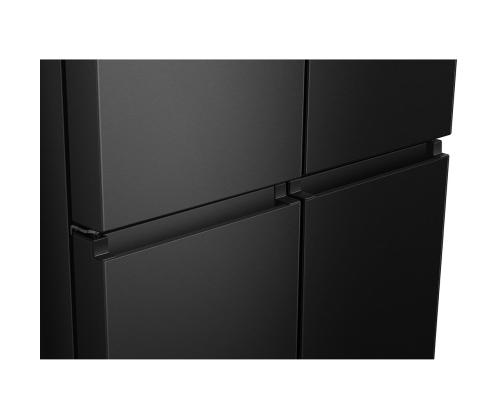Hisense, Cross Door, No Frost, 483 L, korkeus 179 cm, musta - SBS-kylmäkoneet ja -laitteet