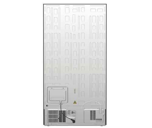 Hisense, NoFrost, 566 L, korkeus 179 cm, harmaa - SBS-jääkaappi