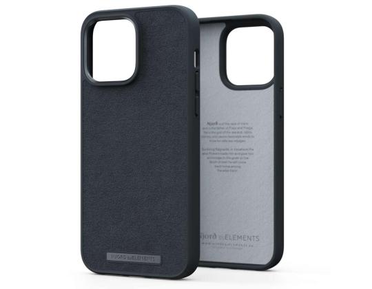Njord byElements Suede Comfort+, iPhone 14 Pro Max, musta - kotelo
