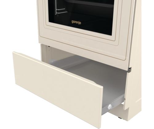 GORENJE, retro, 11 toimintoa, 70 L, beige - Keraaminen keittotaso