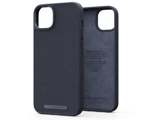 Njord byElements Genuine Leather, iPhone 14 Plus, musta - Nahkakotelo