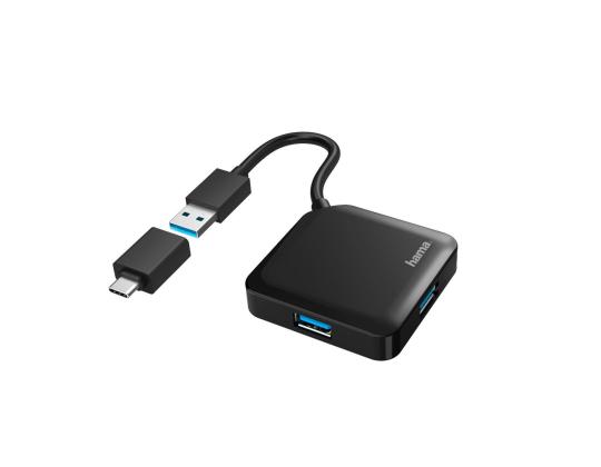 USB-keskitin Hama 4 x USB 3.2 USB-C