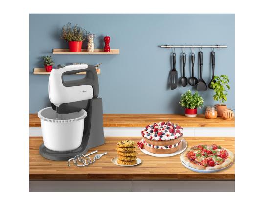 Tefal Prep´Mix+, 500 W, valkoinen - Sekoitin pyörivällä kulholla