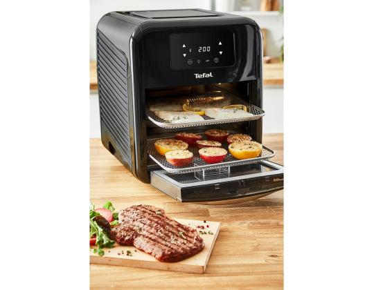 Tefal EasyFry Oven & Grill, 2000 W, musta - Kuumailmakeitin uunilla ja grillillä