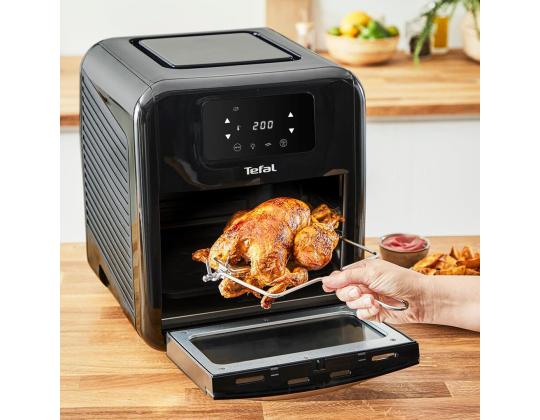 Tefal EasyFry Oven & Grill, 2000 W, musta - Kuumailmakeitin uunilla ja grillillä