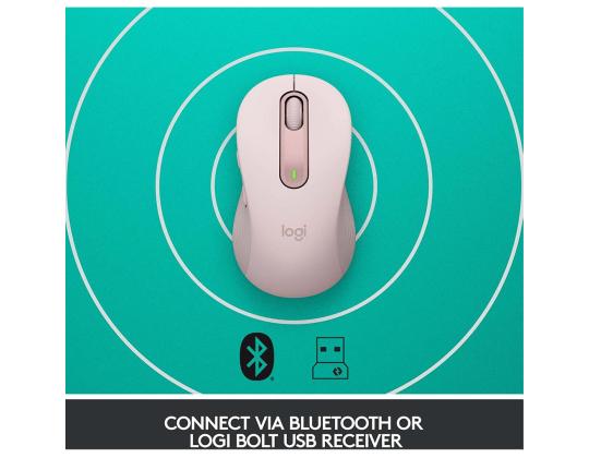 Langaton hiiri LOGITECH Signature M650 L, vaaleanpunainen