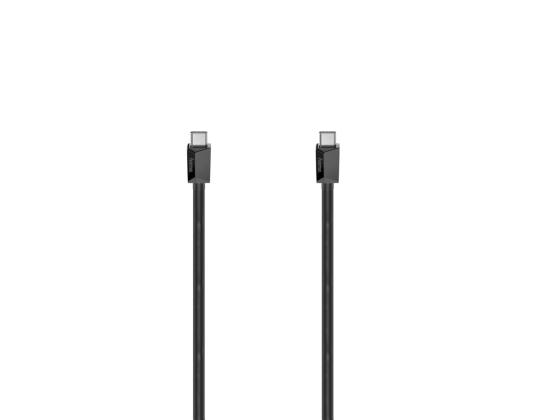 HAMA monipuolinen, USB-C 3.2 - USB-C, 5A, 1 m, musta - kaapeli