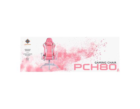 Pelituoli Deltaco PCH80 (PU), vaaleanpunainen