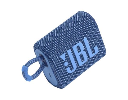 Kannettava kaiutin JBL Go3, IPX7, eko sininen