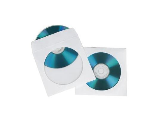 CD/DVD paperikuoret Hama 100 kpl.