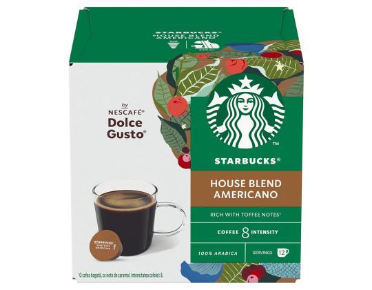 Kahvikapselit Starbucks Nescafe Dolce Gusto House Blend Americano