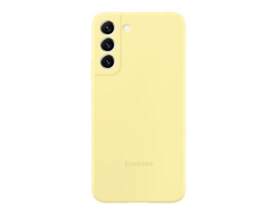 Samsung Galaxy S22+ silikonikuori, keltainen - älypuhelimen kotelo