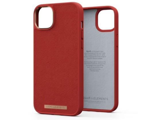 NJORD BYELEMENTS Mokkanahka Comfort+, iPhone 14 Plus, punainen - Kotelo