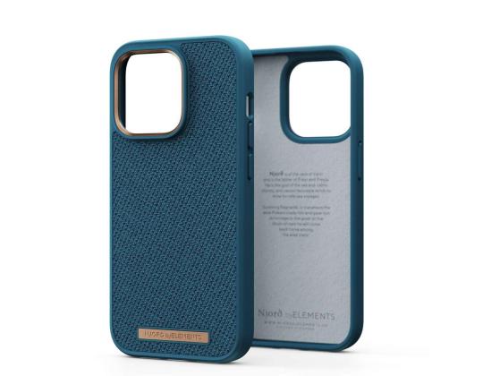 NJORD BYELEMENTS Fabric Tonal, iPhone 14 Pro, sininen - Kotelo