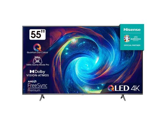 Hisense E7KQ PRO, 55´´, Ultra HD, QLED, musta - TV