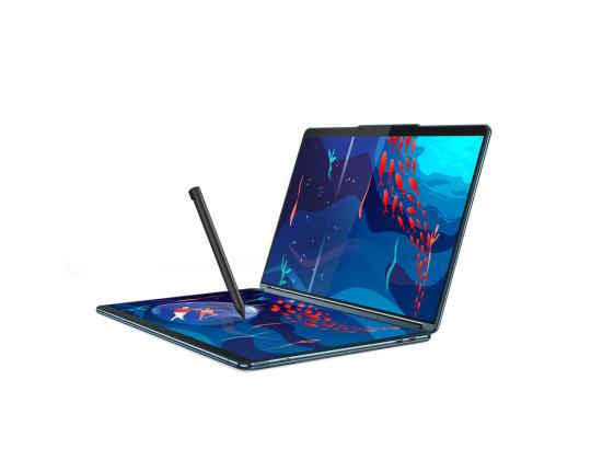 Lenovo Yoga Book 9 13IRU8, 13.3", 2.8K, OLED, Touch, i7, 16GB, 1TB, SWE, turkoosi - kannettava tietokone