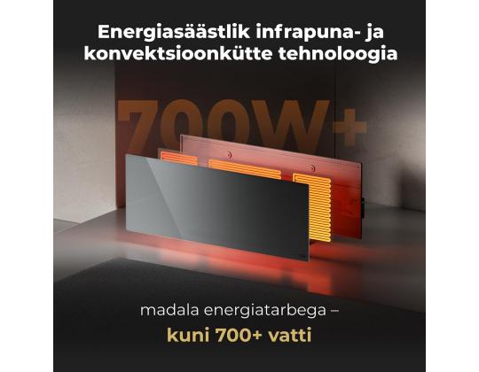 Aeno, 700+ W, hall - Premium Eco Smart kütteseade