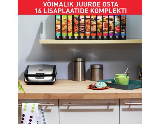 Tefal Snack Collection, 700 W, ruostumaton teräs - Sandwich-grilli vaihdettavilla levyillä