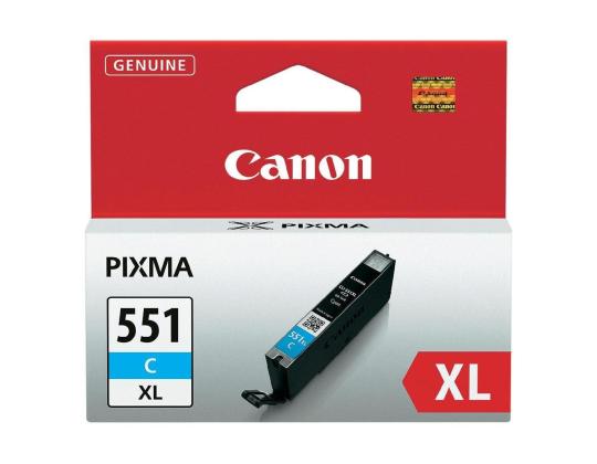 Mustepatruuna Canon CLI-551XLC (syaani)