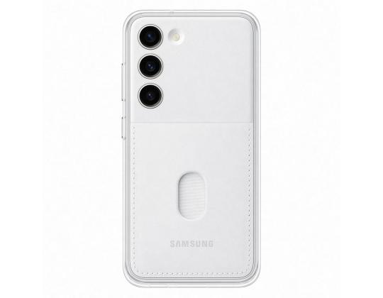 SAMSUNG kehyskuori, Galaxy S23, valkoinen - Älypuhelimen kotelo