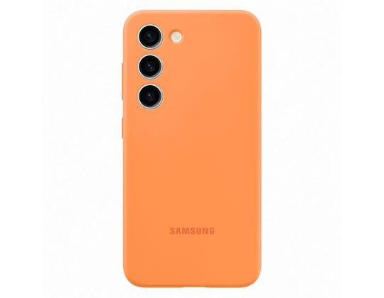 SAMSUNG Galaxy S23, silikonikuori, oranssi - kotelo