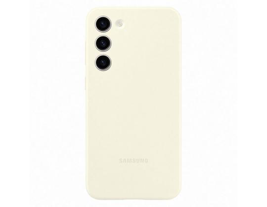 SAMSUNG Galaxy S23+, silikonikuori, beige - kotelo