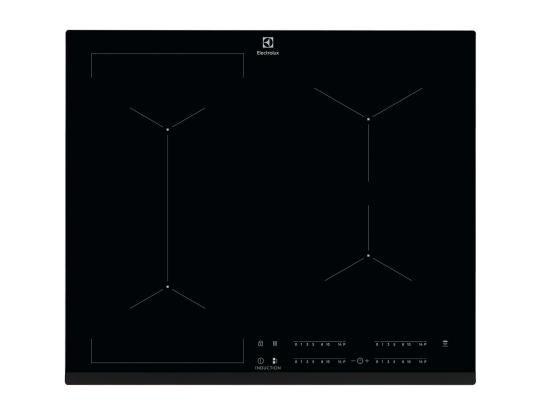 Electrolux 600 FlexiBridge, Hob2Hood, EcoTimer, leveys 59 cm, kehyksetön, musta - Integroitu induktioliesi