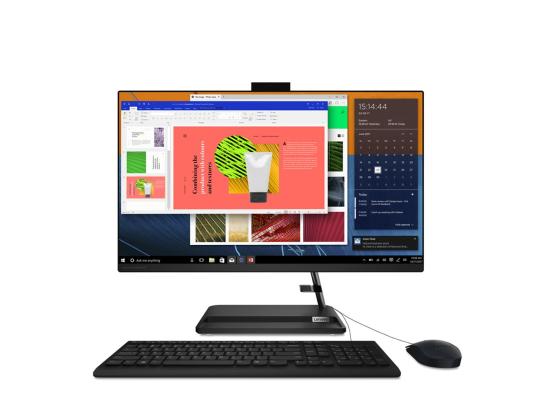 Lenovo IdeaCentre AIO 3 27ALC6, 27´´, FHD, Ryzen 5, 16GB, 512GB, musta - Pöytätietokone