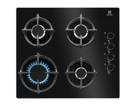 Electrolux 600, leveys 59 cm, musta - Integroitu kaasuliesi