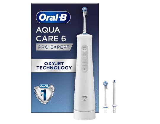 Braun Oral-B AquaCare 6, valkoinen - Painesuihke