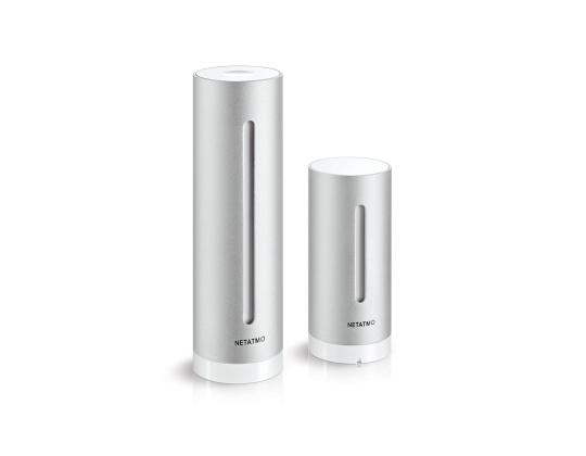 Netatmo Smart Home Weather Station, hopea - Älykäs sääasema kahdella anturilla